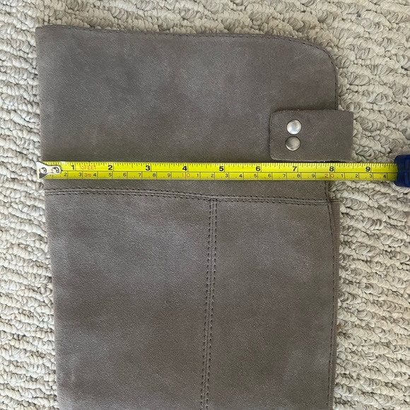 NEIMAN MARCUS | Over the Knee Suede Boots | Dove Grey | Fits Wide Calf | Size 10 - Picture 7 of 11